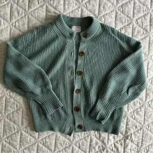 Everlane Alpaca Cardigan in Pomona Green